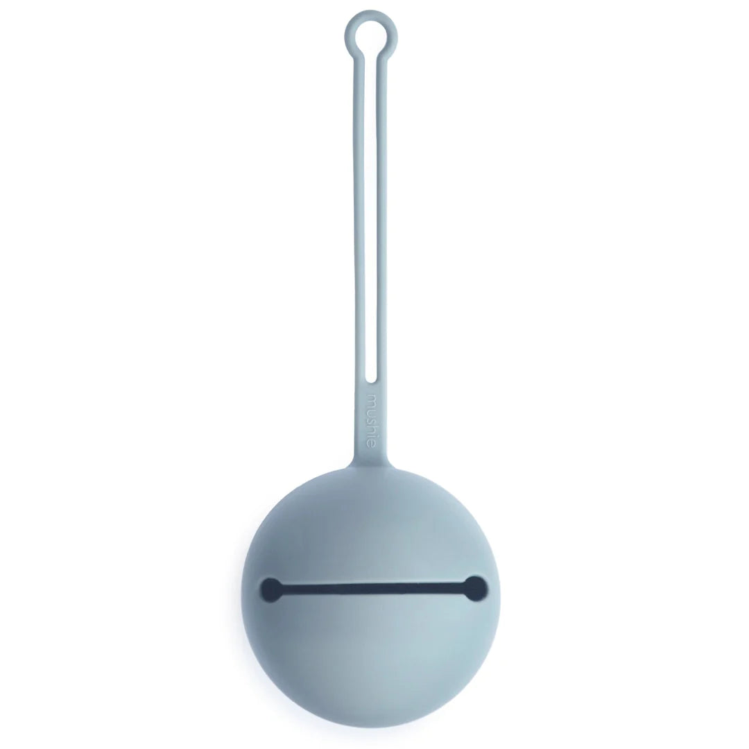 Custodia per ciuccio in silicone-Powder Blue