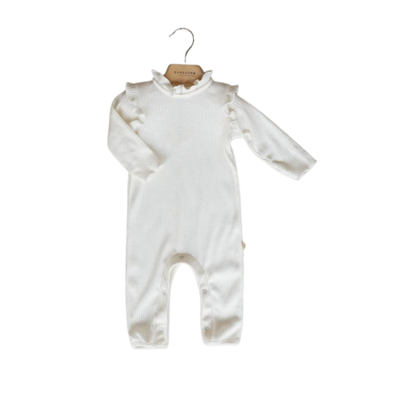 Tutina a Costine Bimba Off White