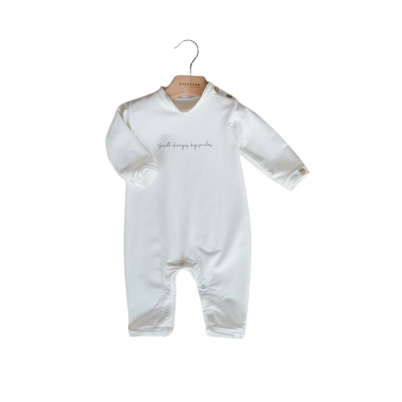 Tutina con Stampa Off White
