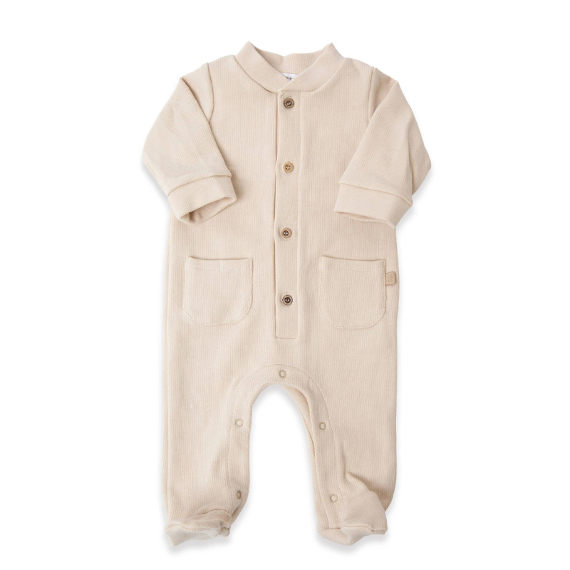 Tutina con apertura davanti - WARM WHITE