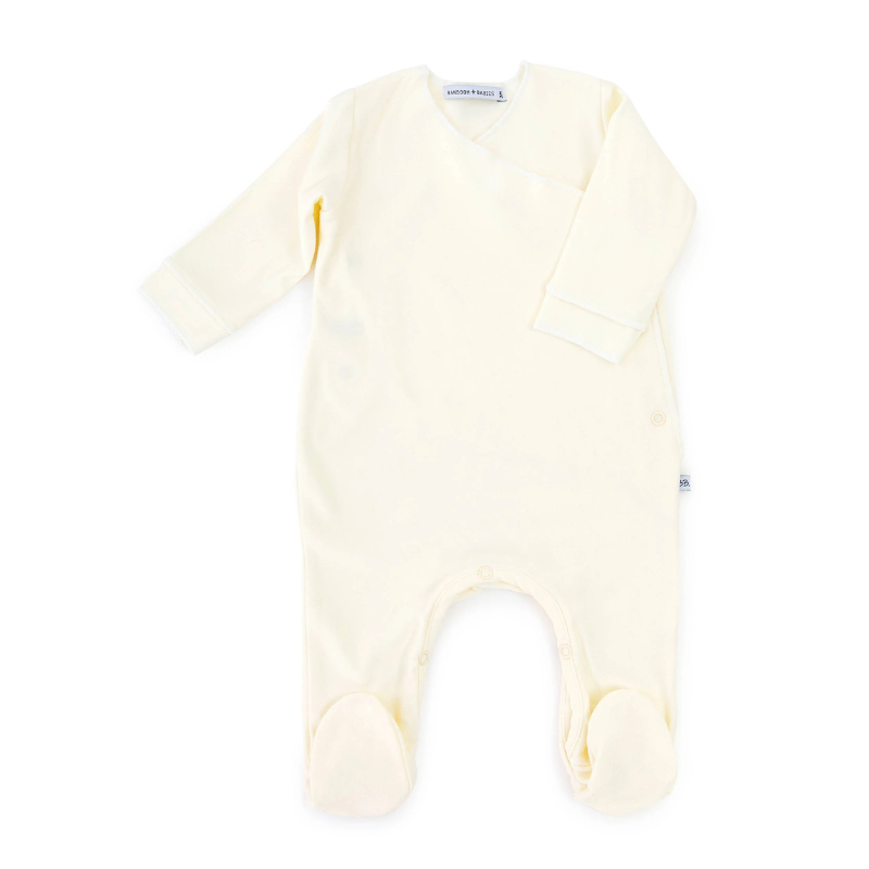 Tutina con piedi Pure - PANNA