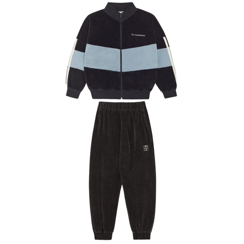 Set Grey Velour Color Block