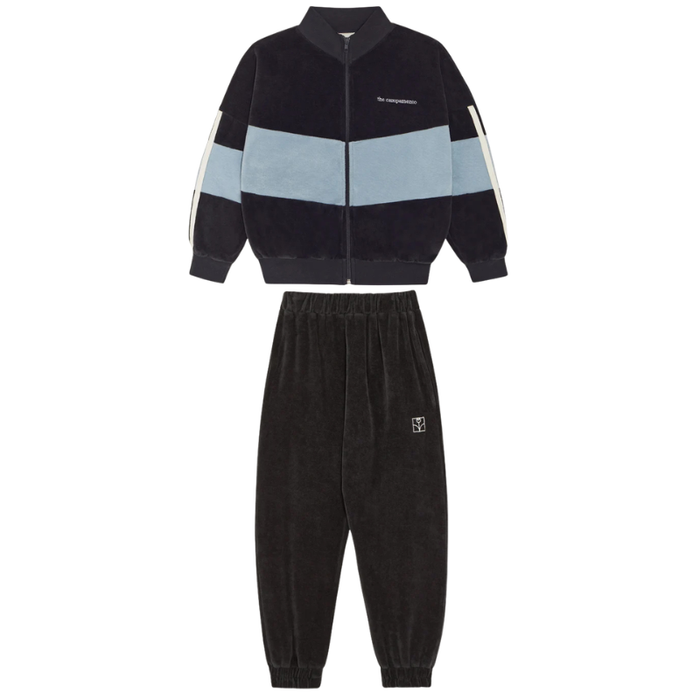 Set Grey Velour Color Block
