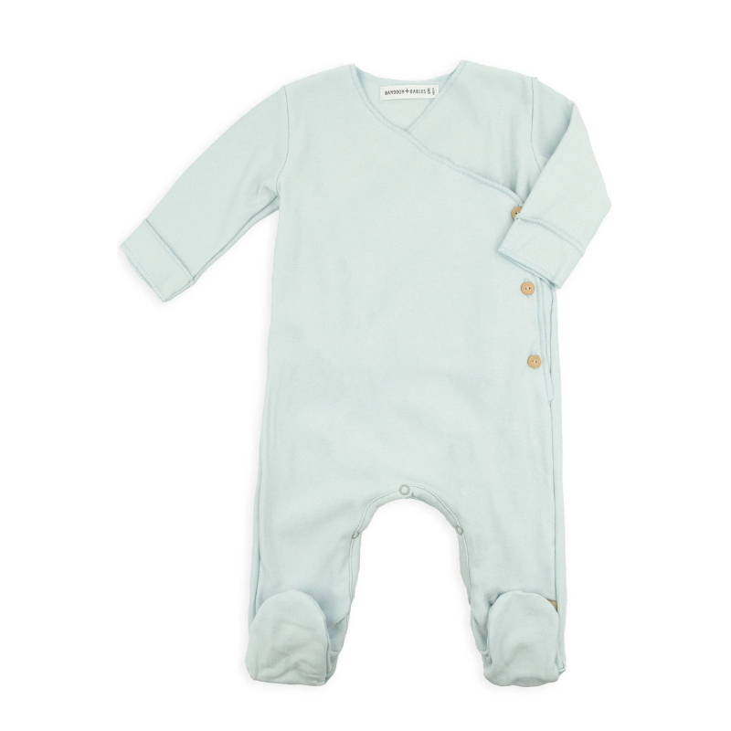 Tutina con piedi Pure - SKY GREY