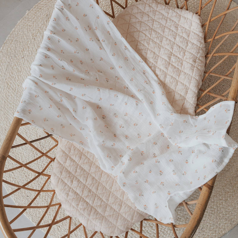 Lenzuolo per lettino 110x140cm + Federa - Rosehip