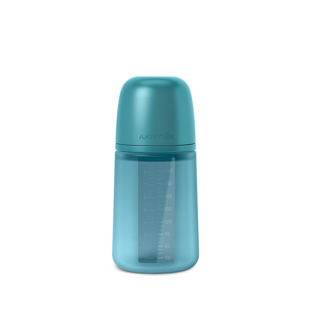 Biberon in silicone Color Essence - Blu Oceano