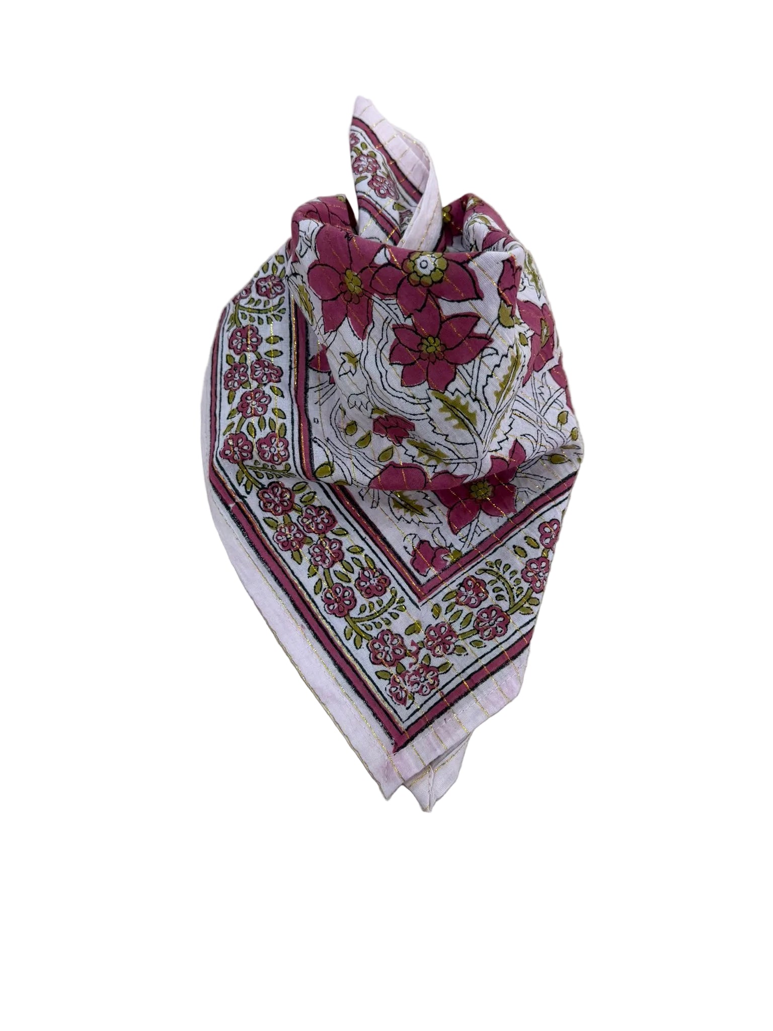 Foulard Rosa Lurex