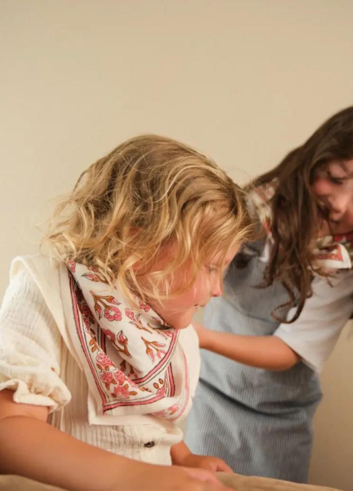 Foulard Lise Rose Caffè