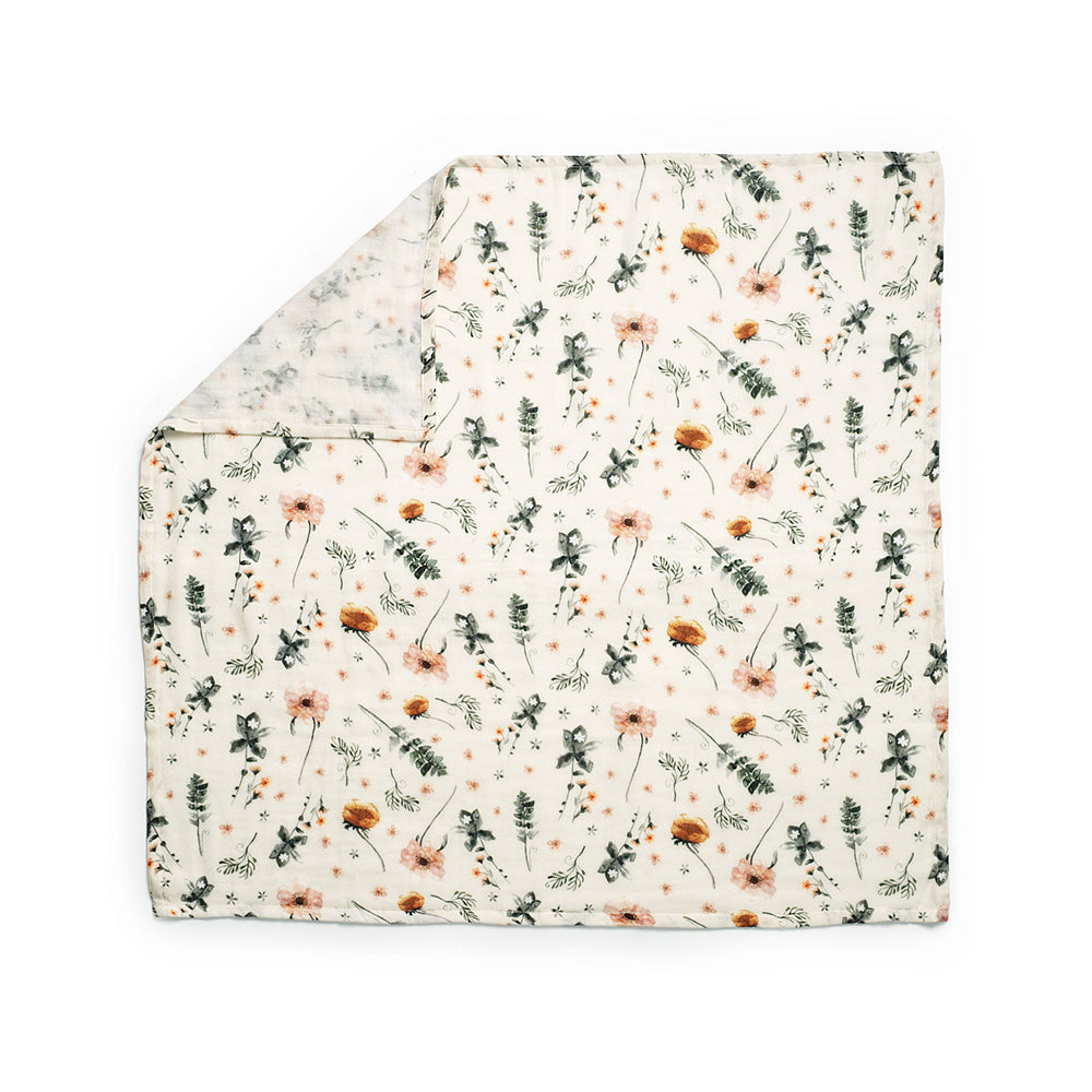 Coperta in Mussola di Bambù - Meadow Blossom