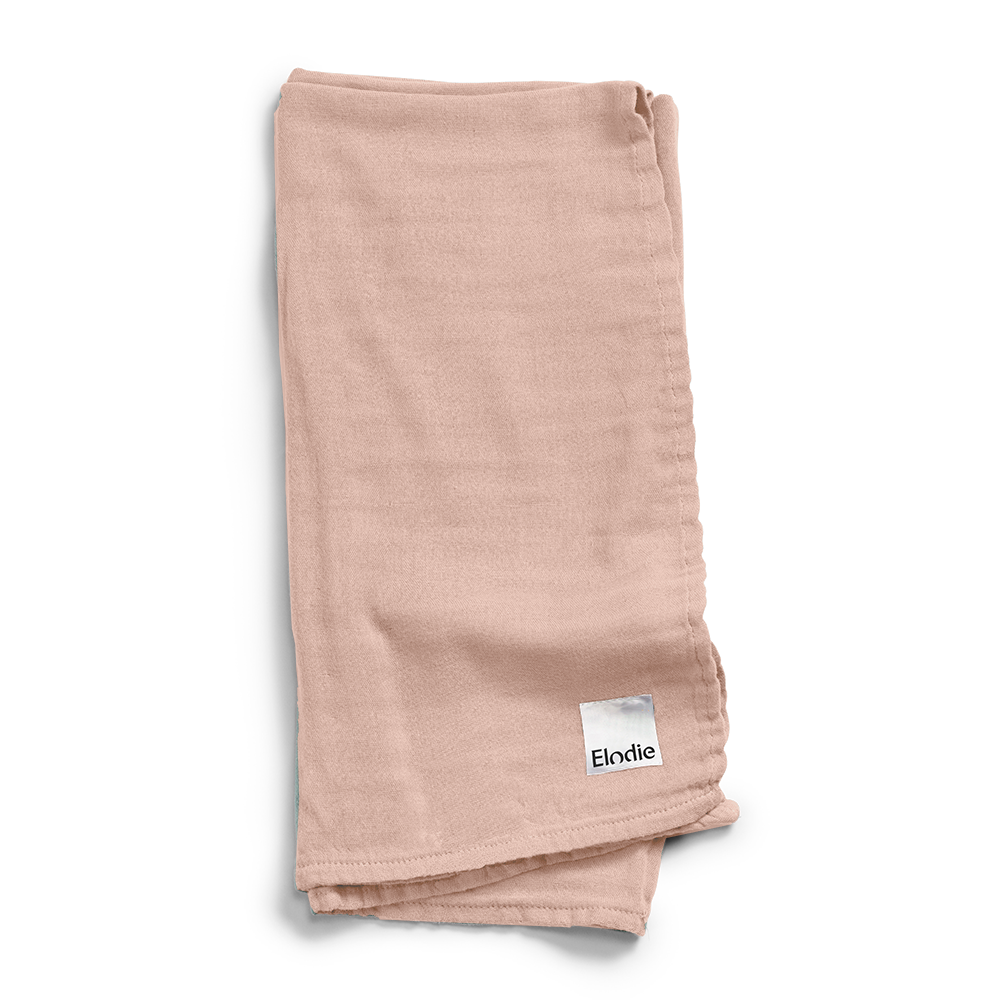 Coperta in Mussola di Bambù - Powder Pink