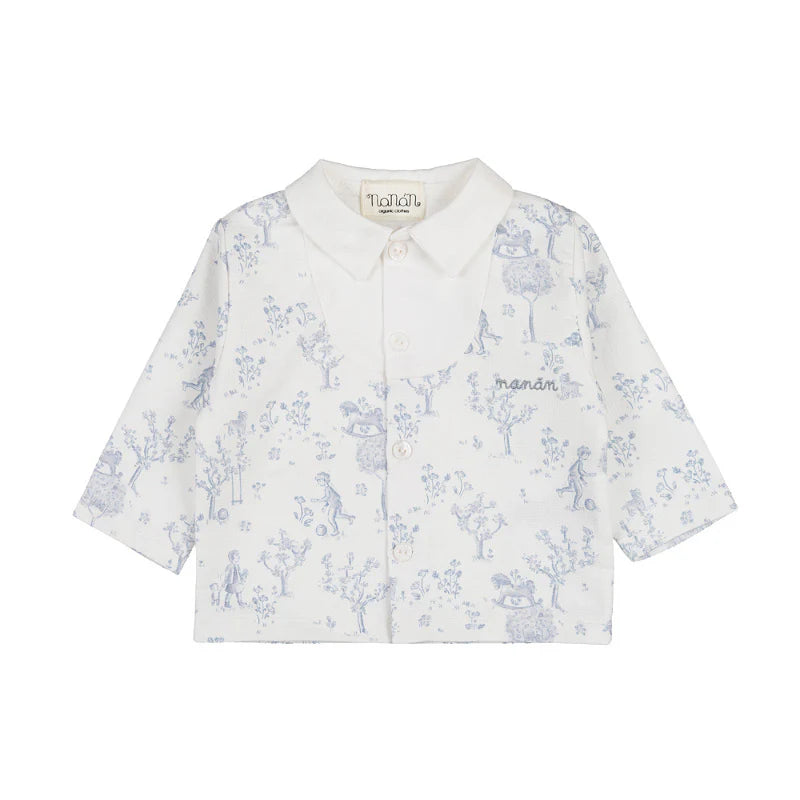 Set in Popeline - Blu