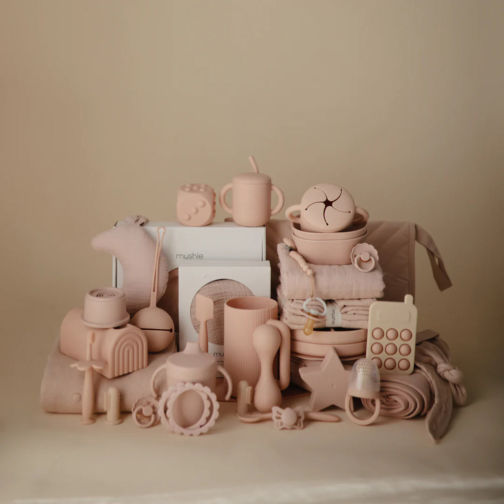 Custodia per ciuccio in silicone-Blush