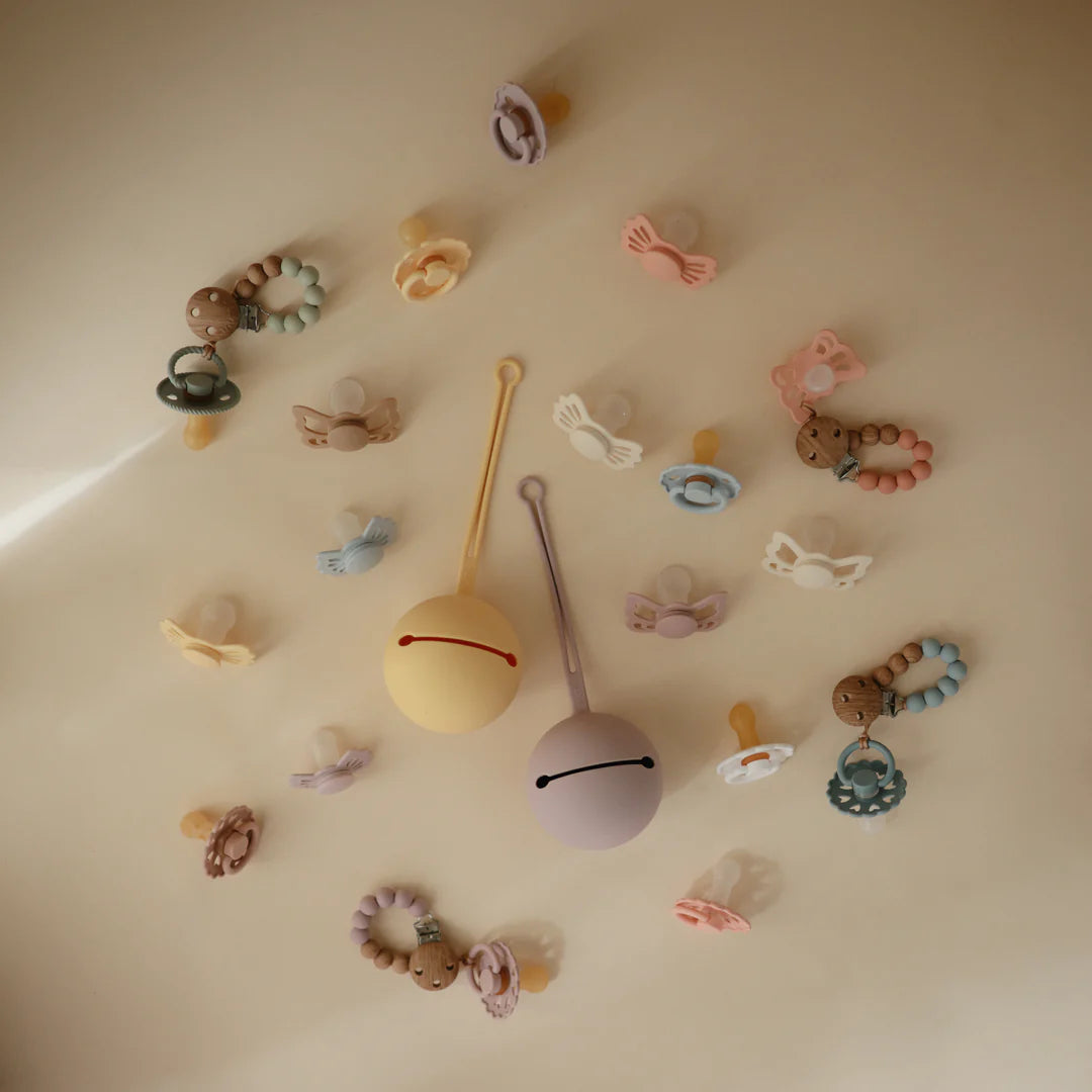 Custodia per ciuccio in silicone-Soft Lilac