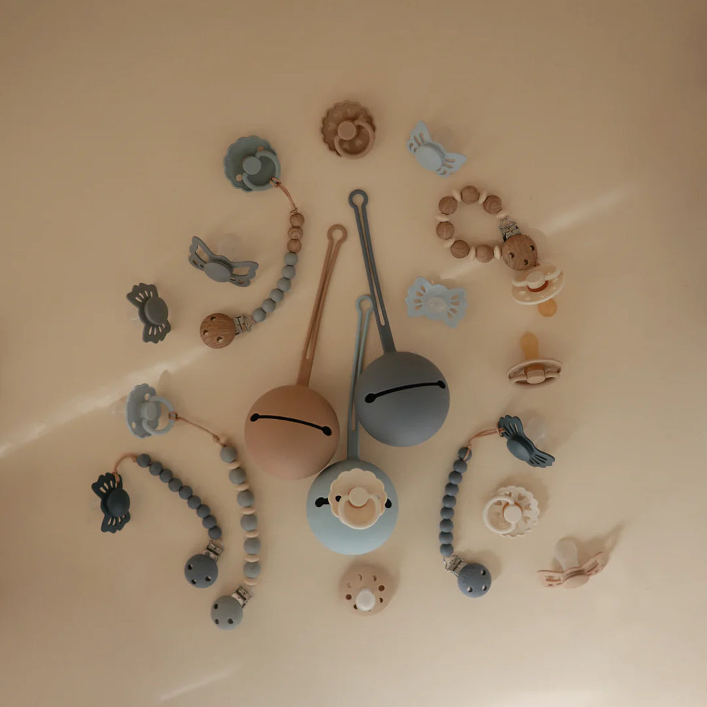 Custodia per ciuccio in silicone-Natural