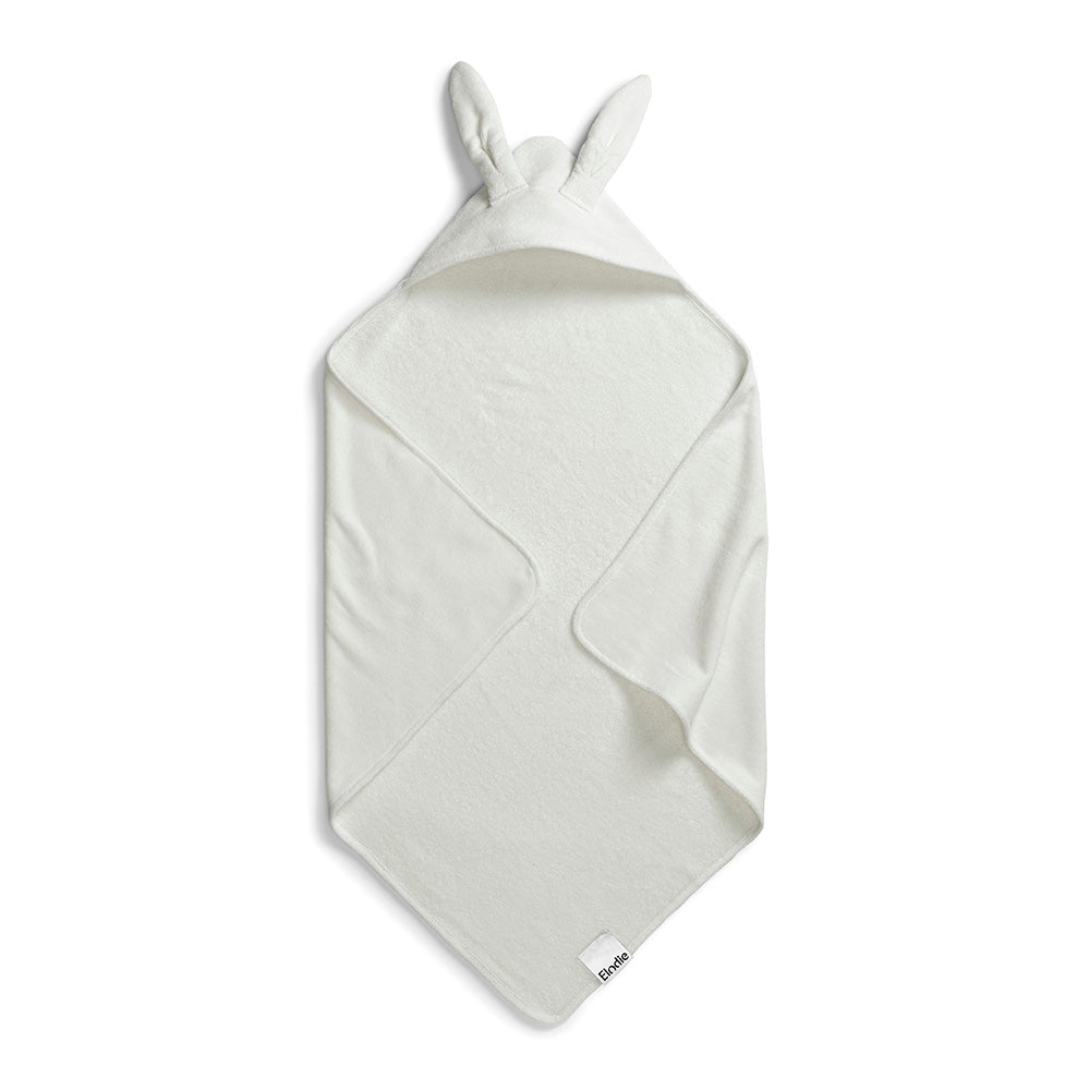 Asciugamano con Cappuccio - Vanilla White Bunny