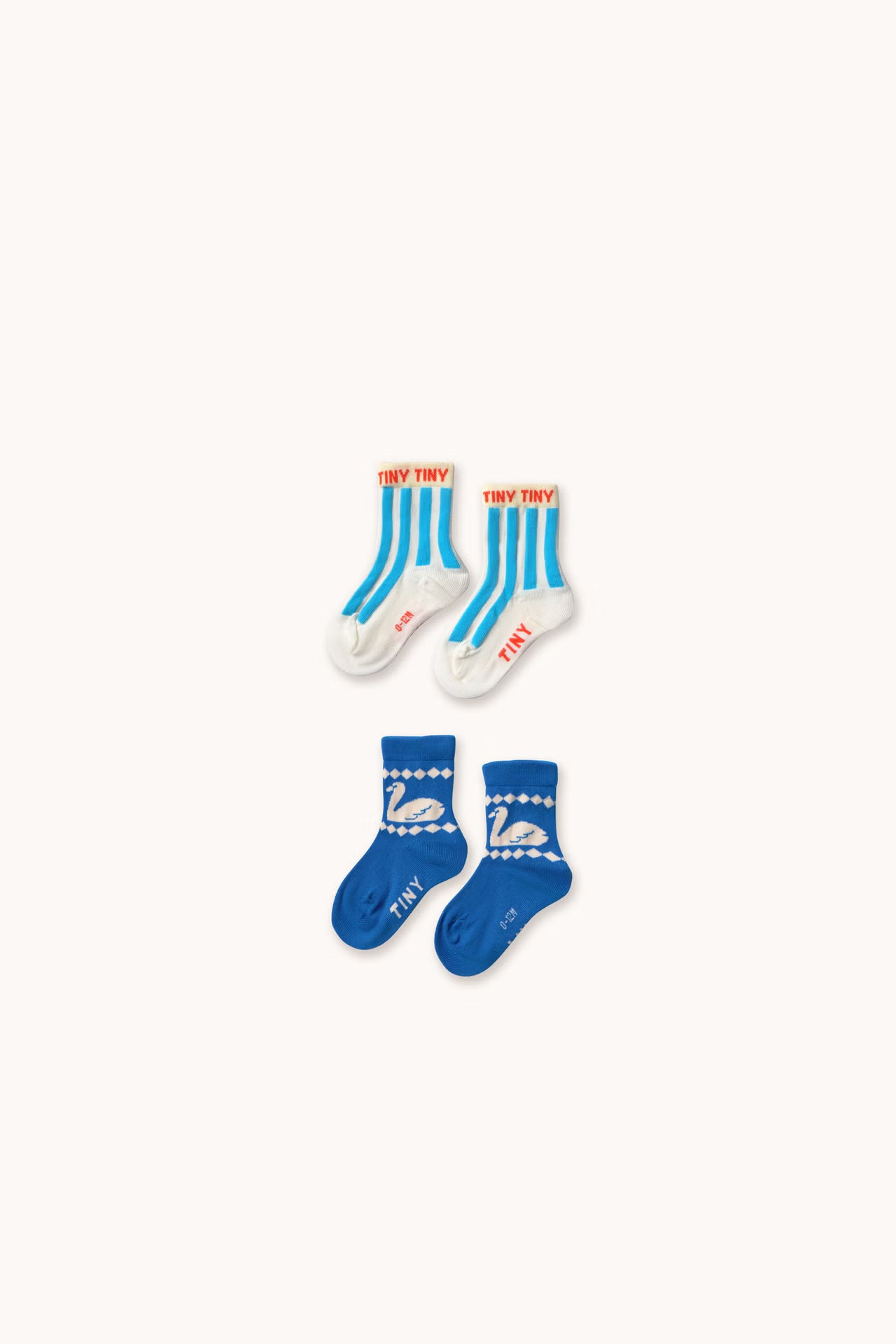 Calzini - Blue stripes e Swan