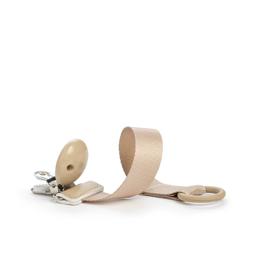 Clip per Ciuccio Legno - Pure Khaki