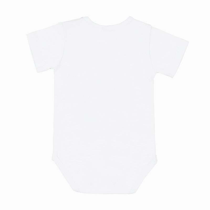 Body con Orso in Jersey Bianco