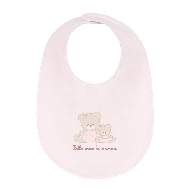 Bavaglino rosa "Bella come la mamma"