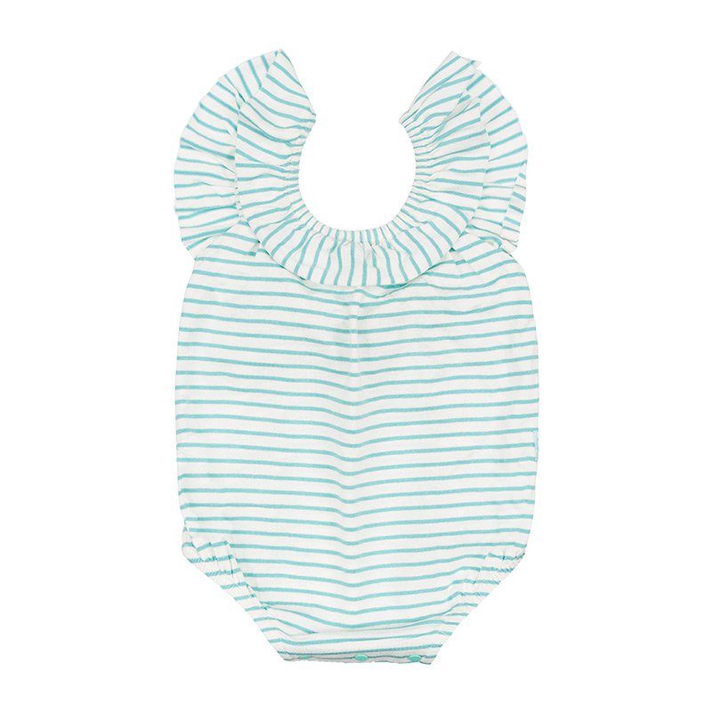 Costume Intero Rigato Verde