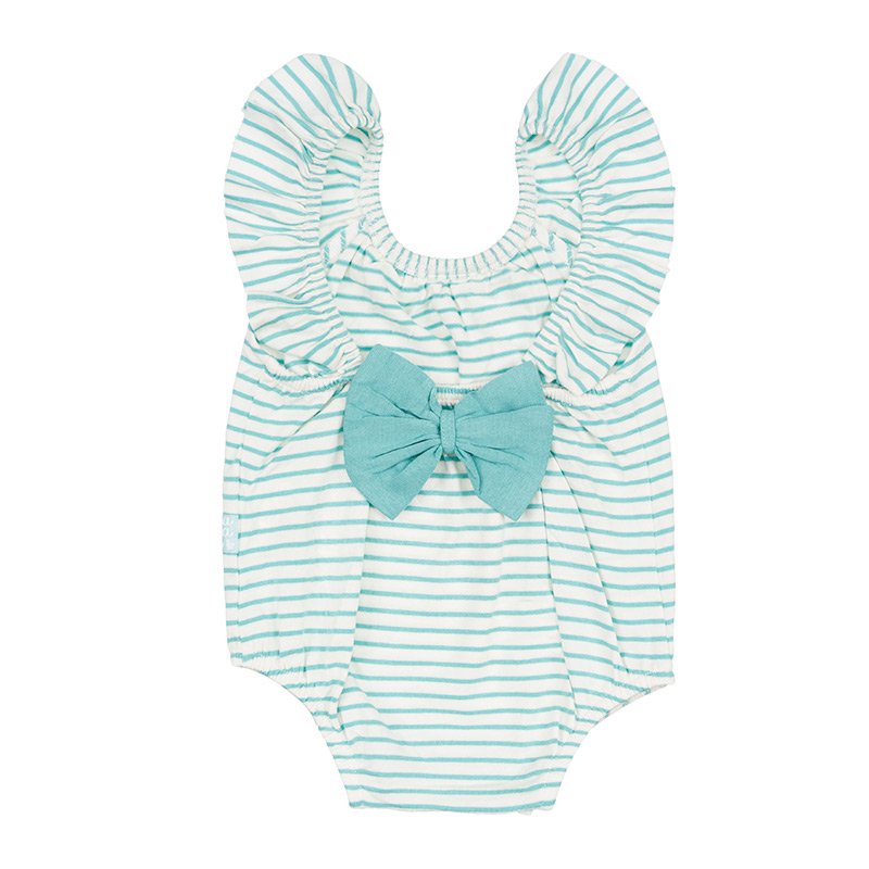 Costume Intero Rigato Verde