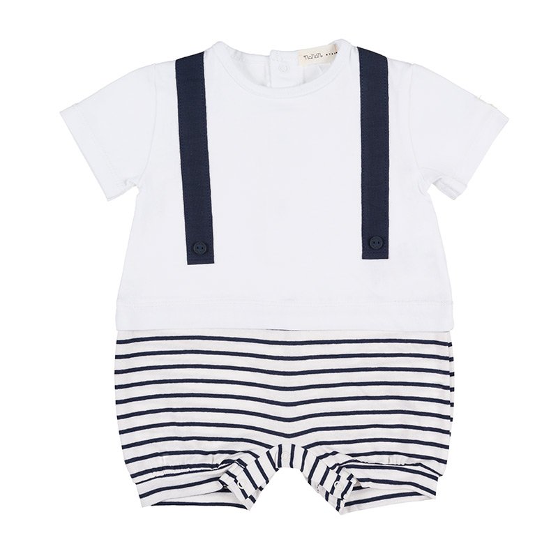 Pagliaccetto con Bretelle Blu